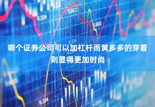 哪个证券公司可以加杠杆而黄多多的穿着则显得更加时尚